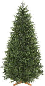 Árvore de Natal Artificial Nordmann, 120 x 120 x 210 cm, 1008 Pontas em PE Realistas, Verde
