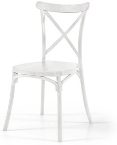 Cadeira PALMA Branco - Polipropileno com fibra de vidro - conjunto com 4 unidades