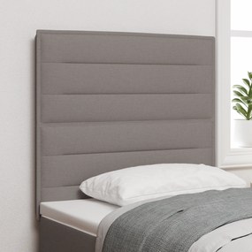 Cabeceira Design Linhas Bege 100 cm Tecido