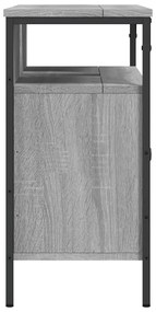 Móvel p/ lavatório 80x30x60cm derivados madeira cinzento sonoma