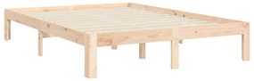 Cama sem colchão 120x200 cm madeira de pinho maciça