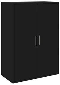 Aparadores 2 pcs 60x31x84 cm derivados de madeira preto