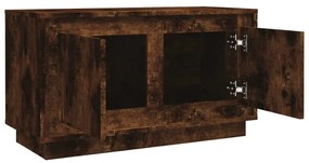 Móvel de TV 80x35x45 cm derivados de madeira carvalho fumado