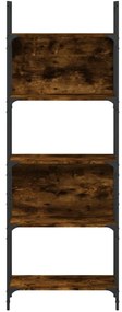 Estante c/ 5 prateleiras derivados de madeira carvalho fumado