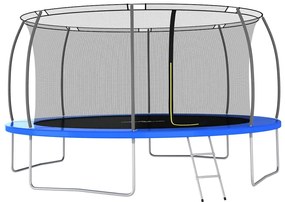 Conjunto de trampolim redondo 460x80 cm 150 kg