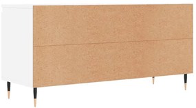Móvel de TV 104x35x50 cm derivados de madeira branco