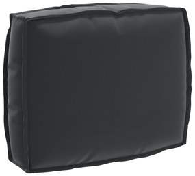 vidaXL Almofada de palete para encosto Preto 50 x 40 x 12 cm
