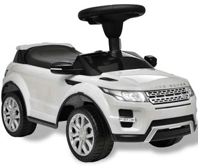 Motocicleta eléctrica Land Rover 348 para crianças com musica - branca