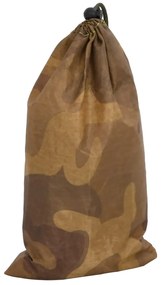 Rede de camuflagem com saco de arrumação 833x609 cm areia