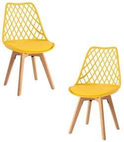 Pack 2 Cadeiras Mima - Amarelo