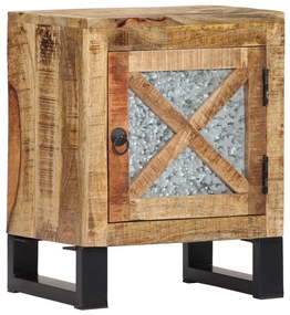 Mesa de cabeceira 40x30x50 cm madeira de mangueira maciça
