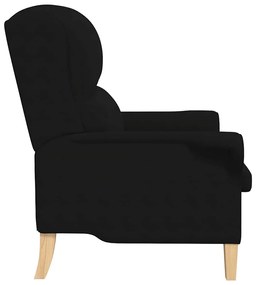 Cadeira Preta 52 cm em Microfibra