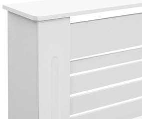 Cobertura de radiador 172x19x81,5 cm MDF branco