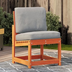 Cadeira de jardim 50,5x55x77 cm pinho maciço castanho-mel