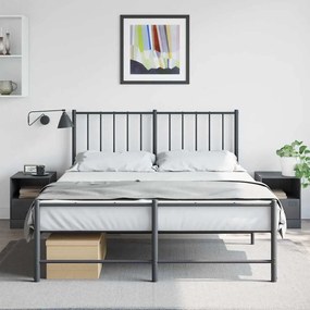 Mesas de cabeceira 2 pcs 34,5x39x44 cm aço antracite