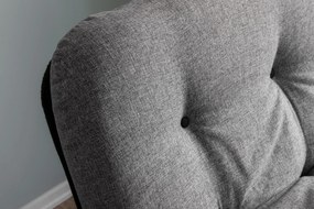 Sofá-Cama Individual Misa – Cinzento Claro – 110x70 cm