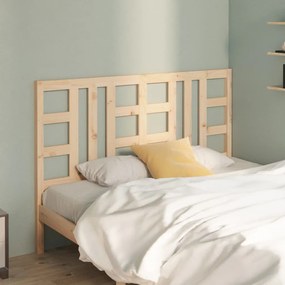Cabeceira de cama 146x4x100 cm pinho maciço