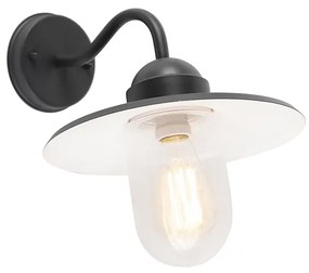 LED Candeeiro de parede inteligente rústico antracite IP44 com Wi-Fi E27 - Kansas Rústico