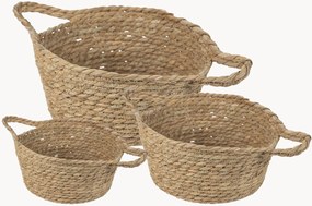 Cestos em vime Natural, conjunto de 3