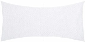 vidaXL Rede de camuflagem com saco de arrumação 410x285 cm branco