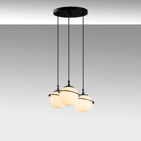 Candeeiro Chandelier Hug – Preto – 36x167x36 cm