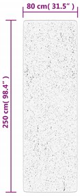 Tapete shaggy de pelo alto PAMPLONA 80x250 cm verde