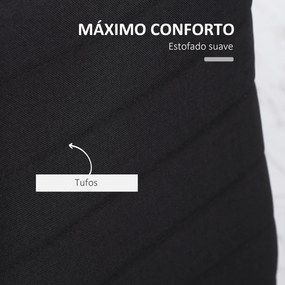 Conjunto de 4 Cadeiras de Sala de Jantar Estofadas em Linho com Pernas em Metal (MESA NÃO INCLUIDA) Cadeiras Modernas para Cozinha Quarto Suporta até