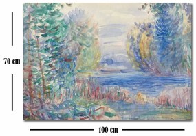 Pintura Decorativa em Tela 70100FAMOUSART-020 – Multicolor – 70 x 100