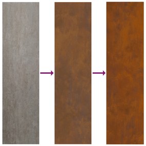 Fogo com Chaminé 50x43x52 cm Aço Envelhecido