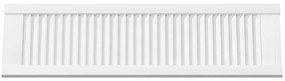 Portas de armário 4 pcs design de persiana 99x29,5 cm branco