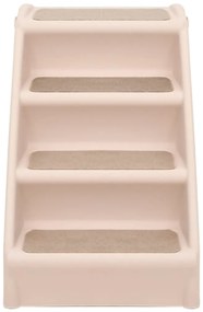 Escadas para cães dobráveis 62x40x49,5 cm cor creme