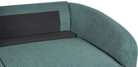 Sofá de 3 lugares em tecido verde TROSA Beliani