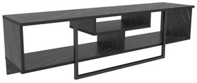 Móvel para TV Asal – Preto – 150x35,2x40 cm