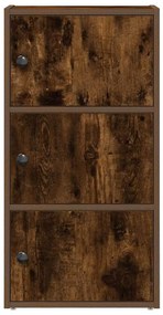 Estante 40x24x77 cm derivados de madeira carvalho fumado