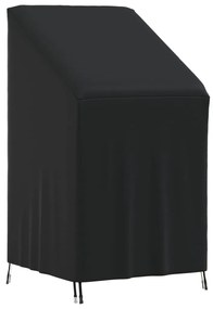 vidaXL Capa para cadeira de jardim 70x70x85/125 cm 420D oxford preto