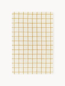 Tapete de lã artesanal com relevo Kallie