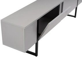 Móvel para TV Serenity - Cinza Preto - 180x50x29,5 cm