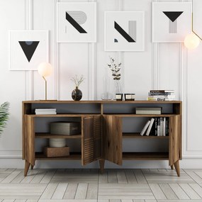 Console Milan – Walnut – 160 cm x 78 cm x 35 cm