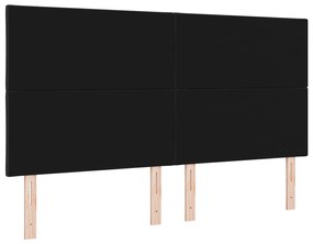 Cabeceira Design de Blocos de Diamante Preta 180 cm Tecido