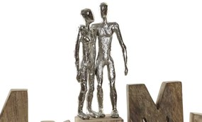 Placa Mr &amp; Mrs | Madeira | 51x28x7 CM
