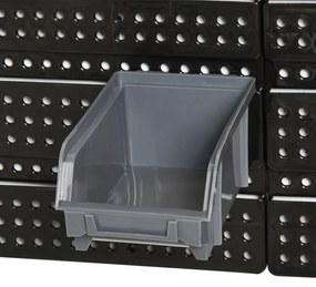 DURHAND Organizador de parafusos e ferragens para parede Caixas 2 Tamanhos 37,5x18x95,5