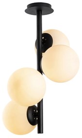 Chandelier Faze – Preto – 32 x 32 cm