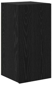 Conjunto de Estante para TV com prateleira 4 pcs Carvalho Preto