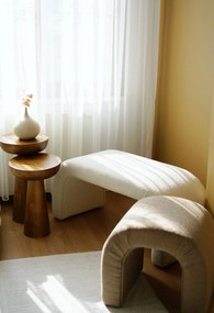 Pouffe Nu – Branco – 106x45x46 cm