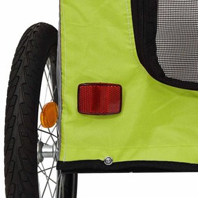 Trajeto para Bicicleta de Animais , Verde e Cinza, feito de Tecido Oxf