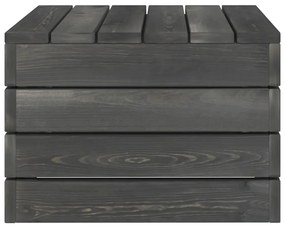 2 pcs conjunto lounge de paletes com almofadões pinho maciço