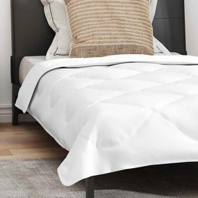 Duvet para Todas as Estações Branco 135 x 220 cm Microfibra