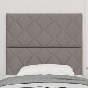 Cabeceira Design Blocos de Diamante Taupe 90 cm Tecido