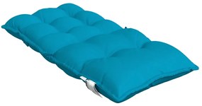 Almofadões cadeira encosto baixo 6 pcs tecido oxford azul-claro