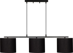 Candeeiro de Teto Valiz – Preto – 110 x 20 cm